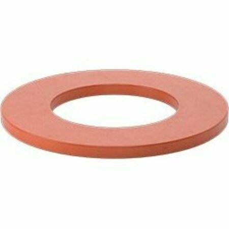 BSC PREFERRED Silicone Rubber Sealing Washer Weather-Resistant for M16 Screw Size 17 mm ID 30 mm OD, 10PK 99604A149